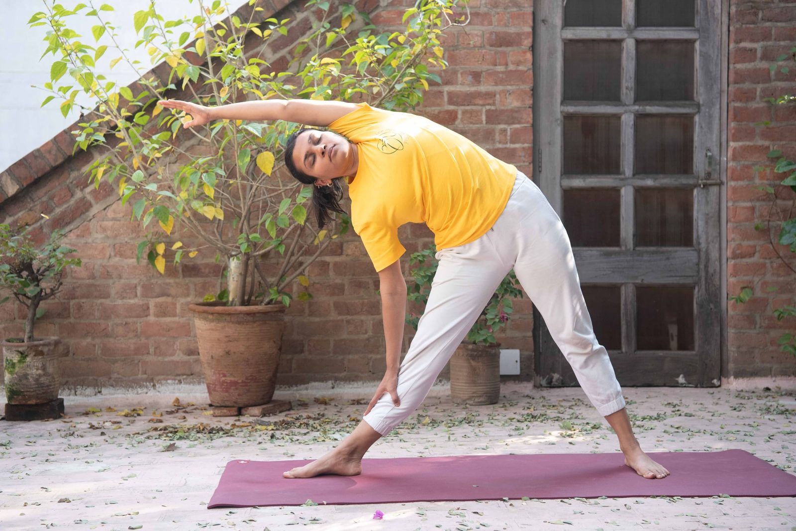 Trikonasana (Triangle)